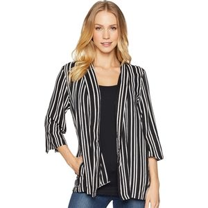 ANGIE Striped Lightweight Blazer